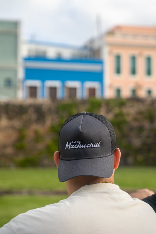 Barrio Machuchal Logo - Graphite/Black Trucker Cap
