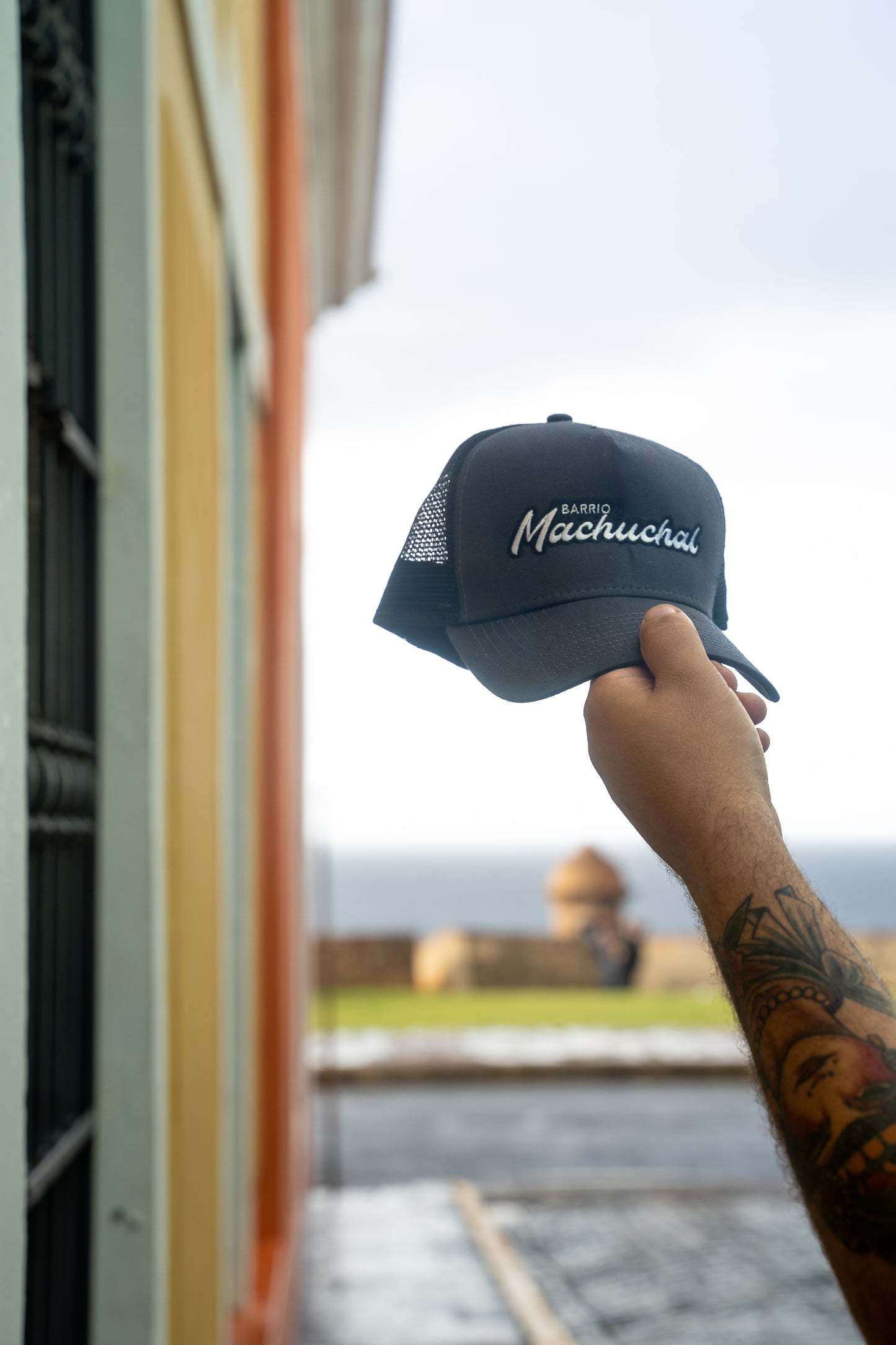 Barrio Machuchal Logo - Graphite/Black Trucker Cap