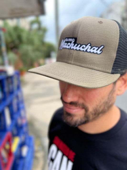 Barrio Machuchal Logo - Khaki/Black Trucker Cap